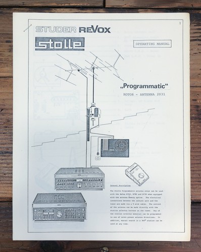 Studer revox stolle - revox, rotor